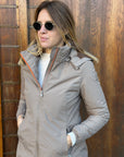Giubbotto NINA Velour - Fossil - SUNS