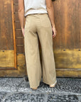 PENNYBLACK  Pantaloni ampi in cotone pique' - Beige - PBBMAGIA