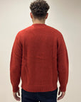 FW25 ROY ROGER'S CARDIGAN LANA SHETLAND - ROSSO CHILI