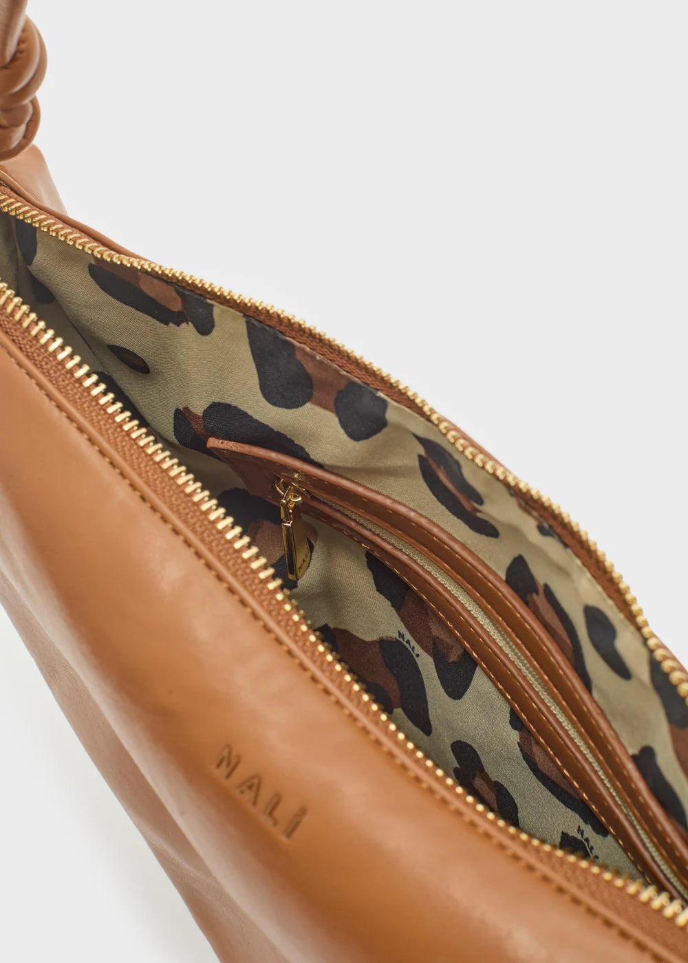 BORSA HOLLY A SPALLA MARRONE - NALI' - Marcello Fontana Shop