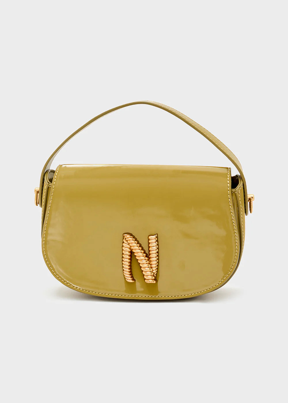 BORSA KADY A MANO + TRACOLLA VERDE - NALI - Marcello Fontana Shop