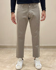 FW25 BRO-SHIP PANTALONE BOGOTA IN BULL REGULAR - ARGILLA