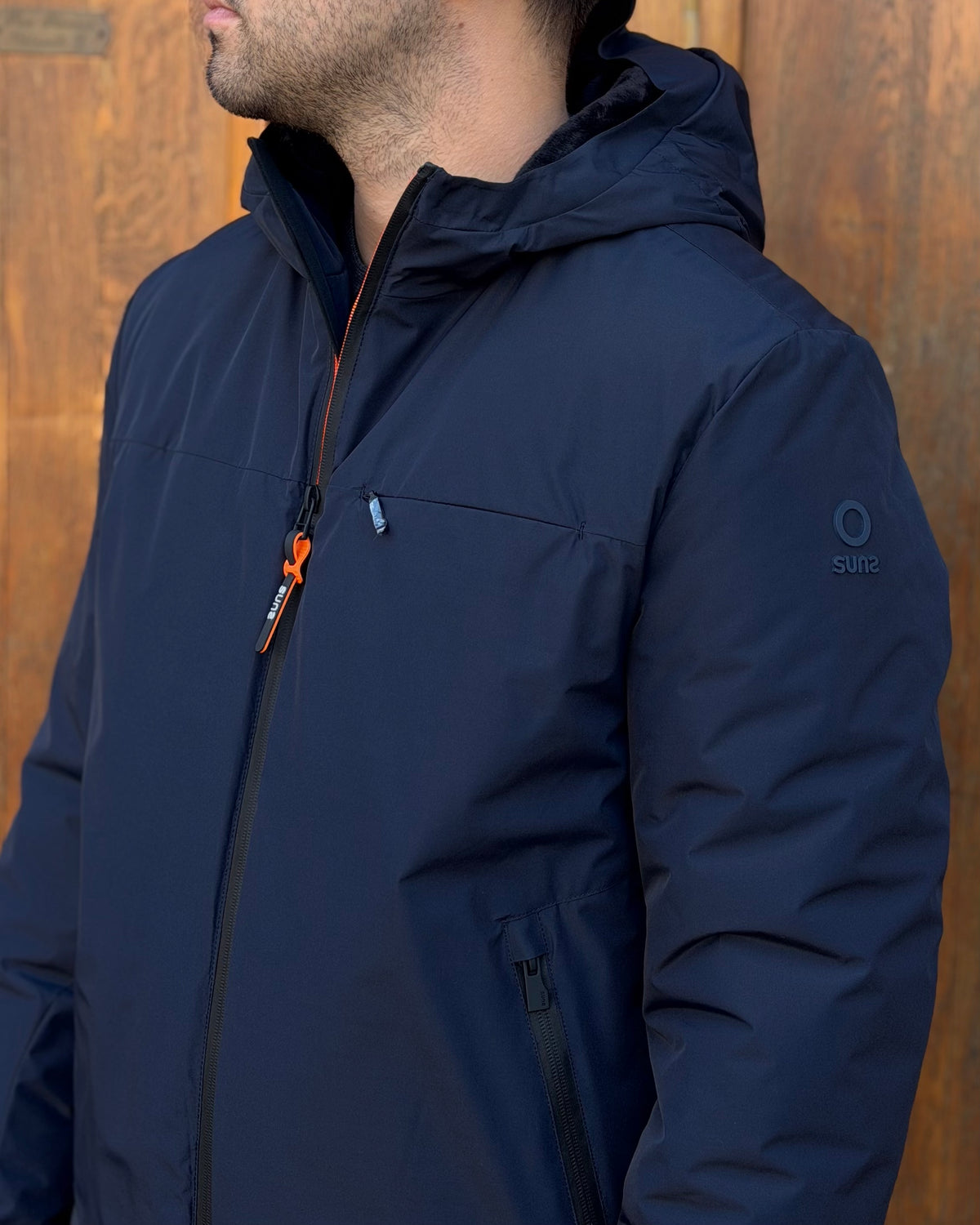 Giubbotto AURELIO Velour - Dark blue - SUNS