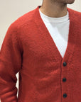 FW25 ROY ROGER'S CARDIGAN LANA SHETLAND - ROSSO CHILI
