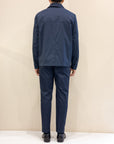 Manuel Ritz Completo Overshirt/Pantalone in cotone / Blu