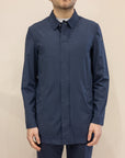 SUNS Trench Uomo Burbo Stretch - Dark Blue