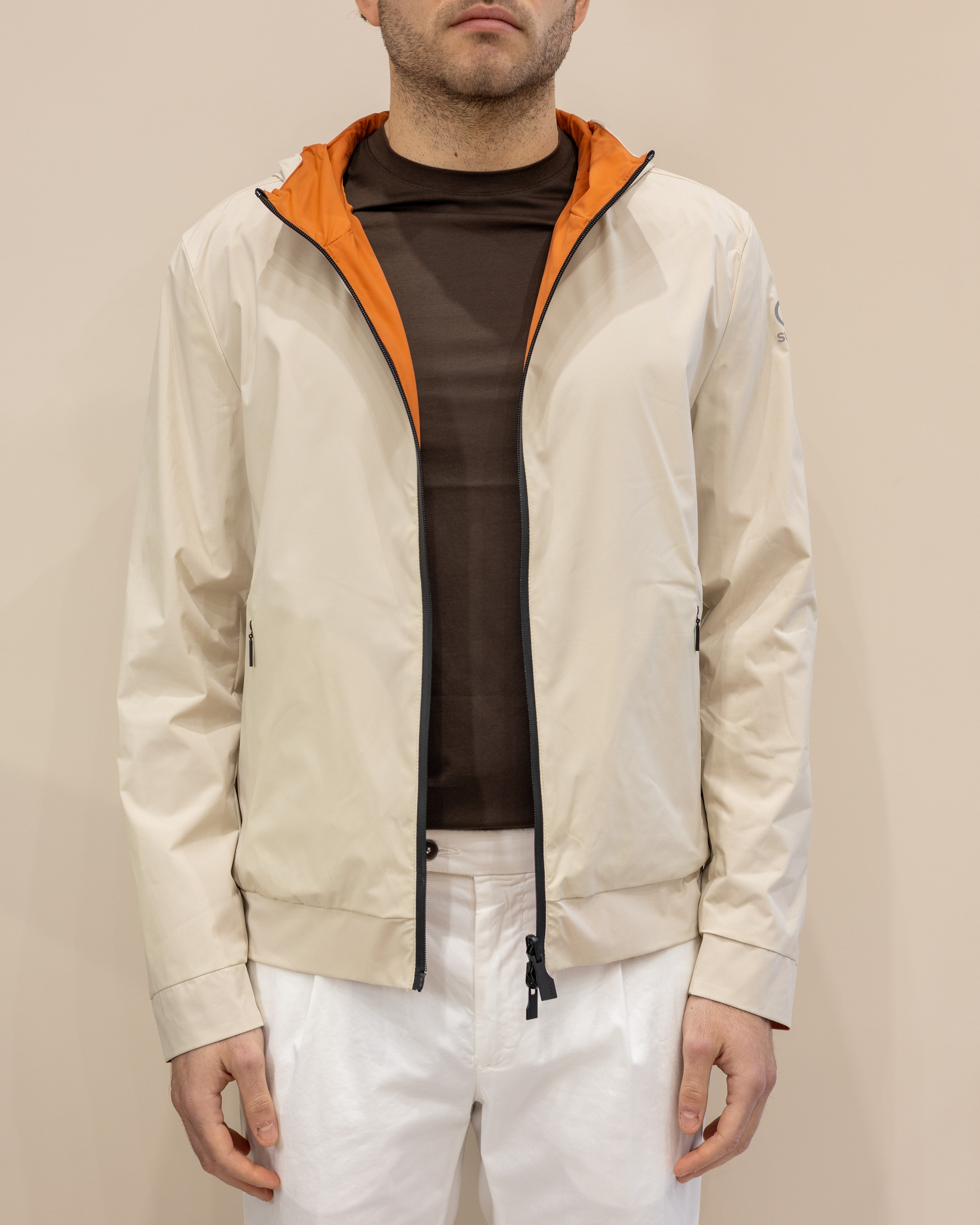 Suns giubbotto reversibile Beige - Coccio