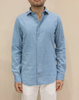 Camicia in 100% cotone Chambray Heritage