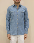 Camicia in denim heritage mod. texana