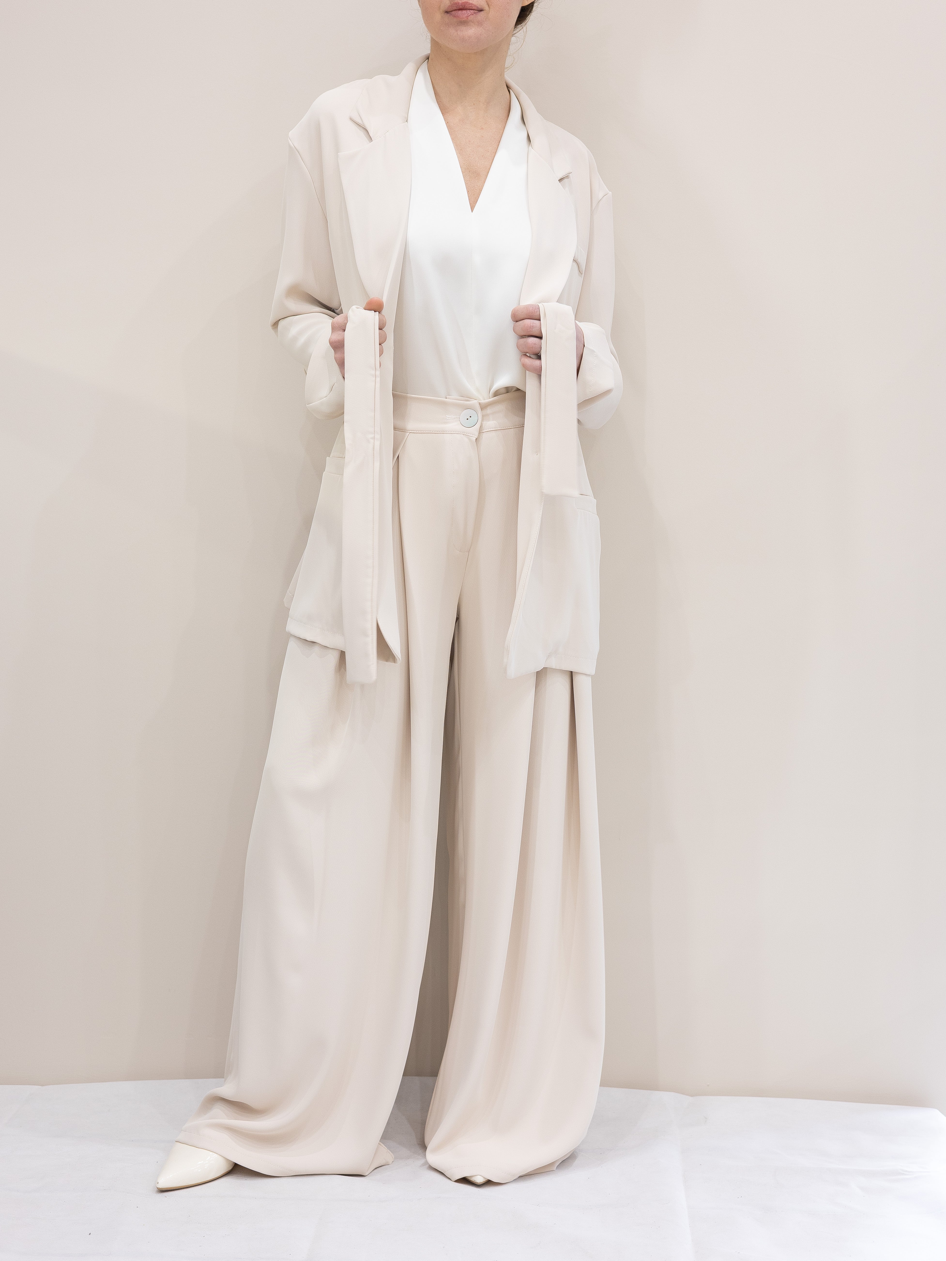 Tailleur Giacca + Pantalone Panna - art. 95097 / 95098