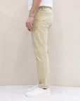 Pantalone in cotone Art. Miami 8135 capri - Beige