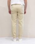 Pantalone in cotone Art. Miami 8135 capri - Beige