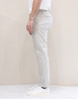 Pantalone in cotone Art. Miami 8135 capri - Gesso