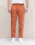 Pantalone in cotone Art. Chicago 8135 - Corallo