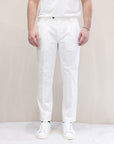 Pantalone in cotone Art. Chicago 8135 - Bianco