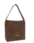 Borsa secchiello – Suede Kba colore Marrone - LANCASTER