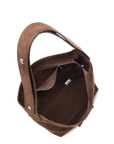Borsa secchiello – Suede Kba colore Marrone - LANCASTER