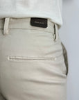 BRO SHIP PANTALONE IN COTONE PESANTE CAPRI - SABBIA - Marcello Fontana Shop