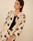 MEISIE CAMICIA CON STAMPA DI PALME - COD.M125B04BLK