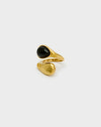 ANELLO ORY CON PIETRA NERO - NALI'