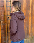 Giubbotto AURELIA Velour - Brown - SUNS