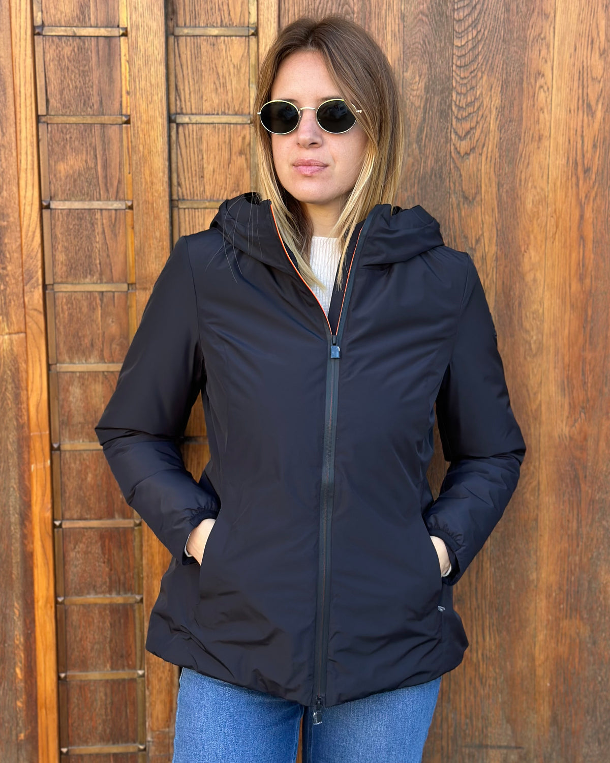 Giubbotto AURELIA Velour - Black - SUNS