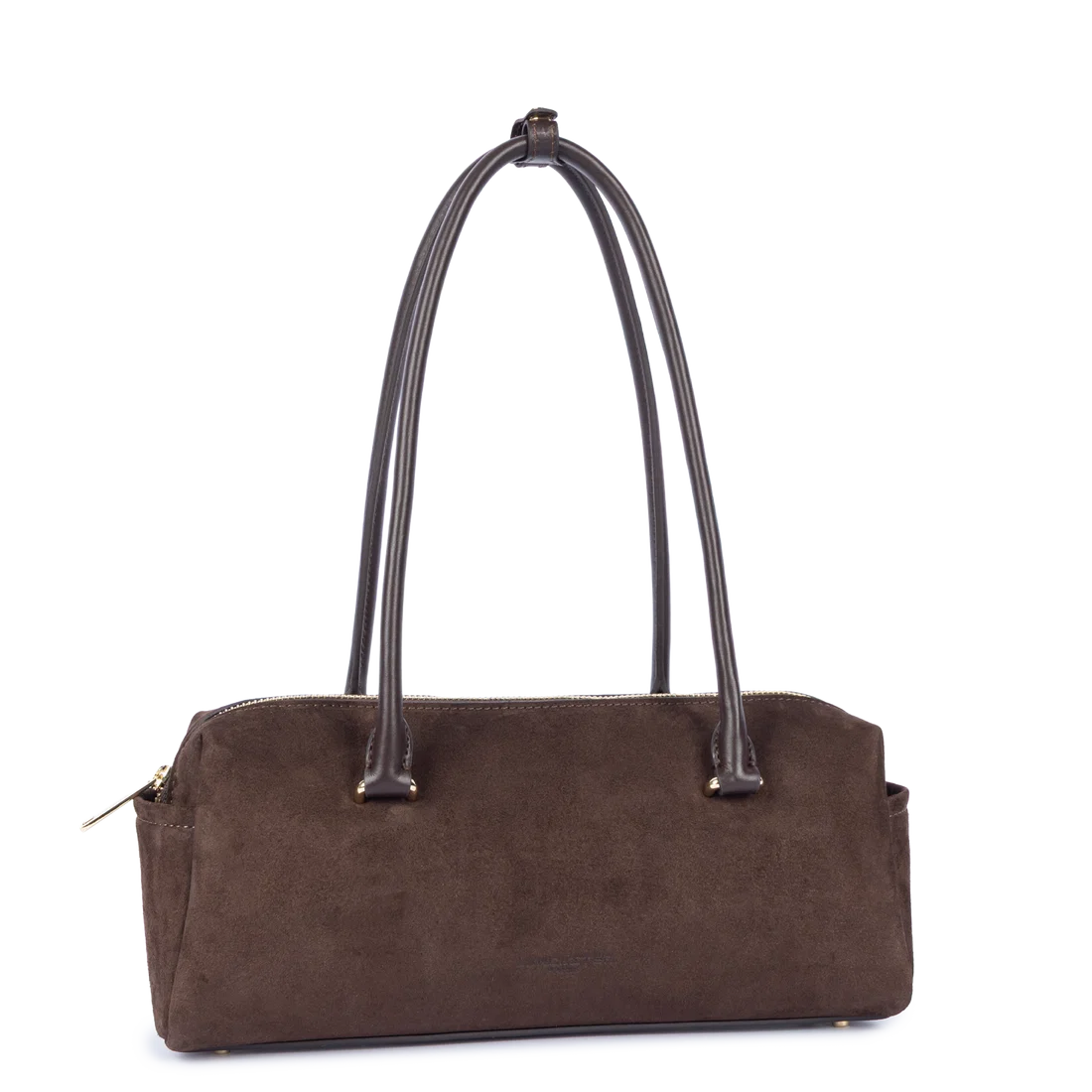Borsa rettangolare - Svedese Cube Suède Marrone - LANCASTER