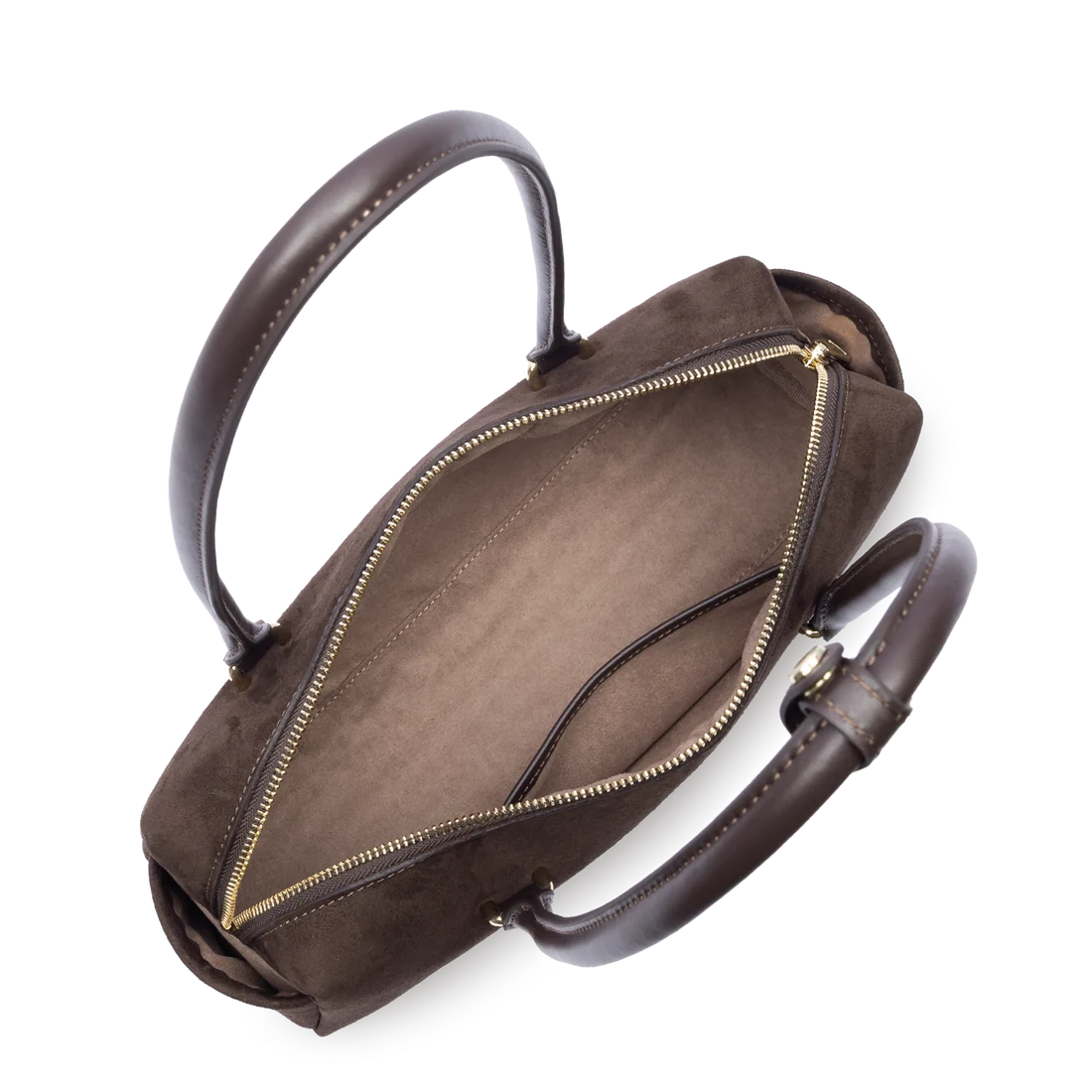 Borsa rettangolare - Svedese Cube Suède Marrone - LANCASTER