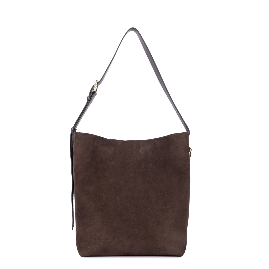 Grande borsa a secchiello - Suède colore Marrone - LANCASTER