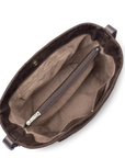 Grande borsa a secchiello - Suède colore Marrone - LANCASTER