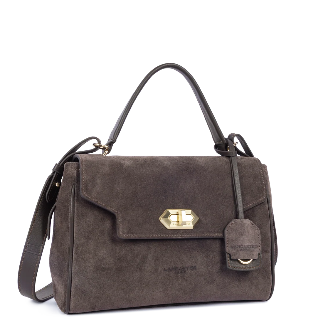 Borsa a mano - Suède Grace colore Marrone - LANCASTER