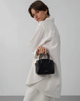 Mini borsa a mano – Donna Cube colore Nero - LANCASTER