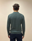 POLO IN LANA MERINO SAGE - OUTFIT ITALY