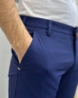 ENTRE AMIS PANTALONE TASCA AMERICA CORTO - BLUE AVION