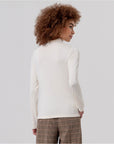 T-shirt a collo alto in bambù Crudo - cod. 556BAUM012_02 - SURKANA