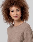 Maglione a collo tondo in maglia a coste Light cam - cod. 556BAZU235_06 - SURKANA