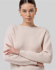 Maglione scollo a barca a coste Crudo - cod. 566BAZY234_02 - SURKANA