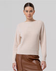 Maglione scollo a barca a coste Crudo - cod. 566BAZY234_02 - SURKANA