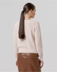 Maglione scollo a barca a coste Crudo - cod. 566BAZY234_02 - SURKANA