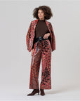 Blazer con paillettes e stampa floreale Multicolor - cod. 566SALI326_95 - SURKANA