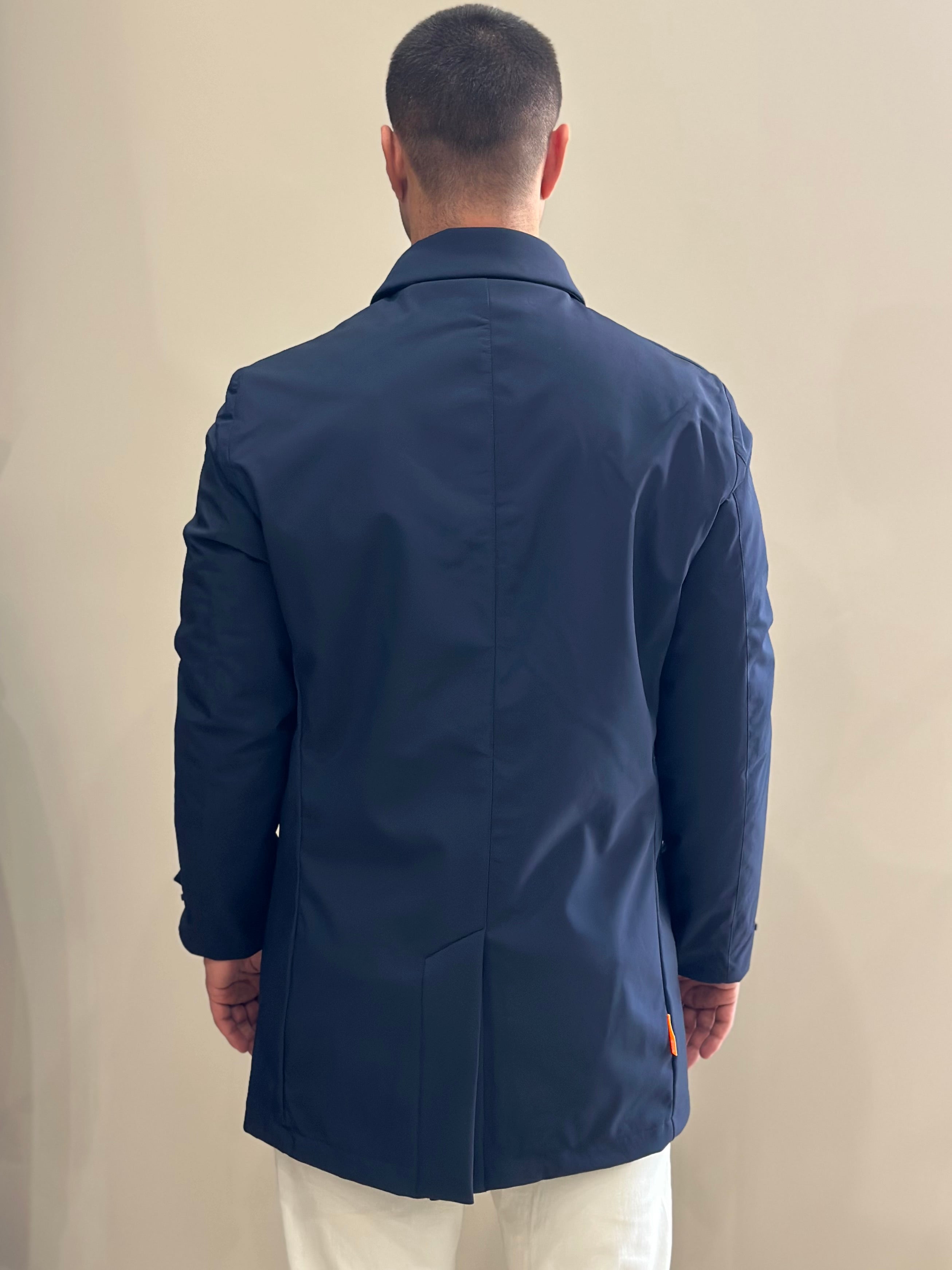 SUNS Trench Uomo Sala Micro - DARK BLUE