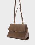 BORSA CAROLINE A SPALLA - MARRONE - NALI'
