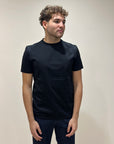 T-SHIRT IN COTONE BLACK - OUTFIT ITALY