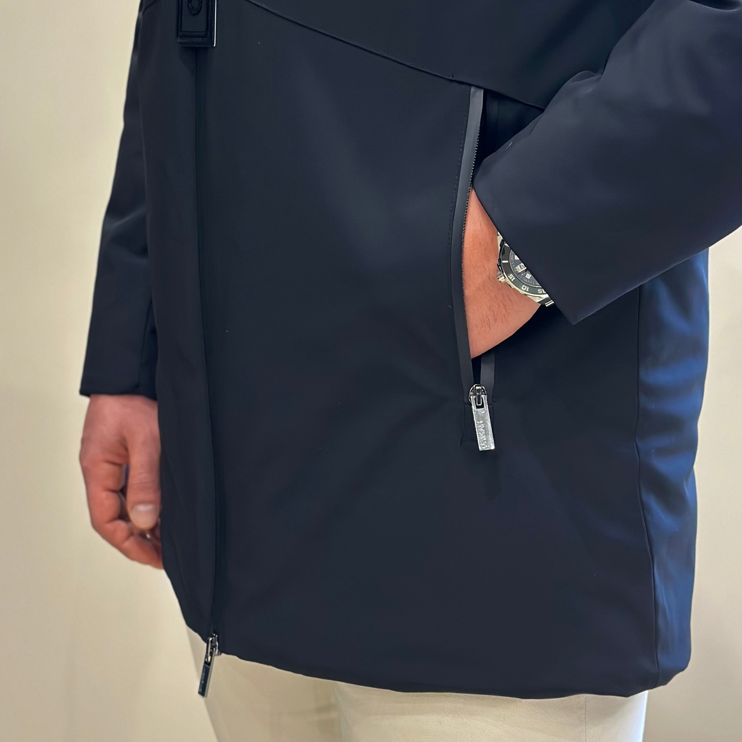 HESKIMO Giubbotto tecnico GS-TECH LUNGO  - NERO - Marcello Fontana Shop