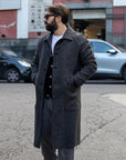 OutFit Cappotto spigato in misto lana - Dark Grey