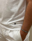 MANUEL RITZ T-SHIRT IN JERSEY DI COTONE BIANCO