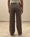 FW25 TELERIA ZED PANTALONE ELLE FANGO