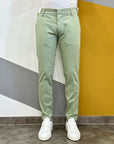 ENTRE AMIS PANTALONE TASCA AMERICA CORTO - LIGHT GREEN