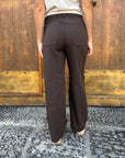 PENNYBLACK  Pantaloni ampi in cotone pique' - Moro - PBBMAGIA
