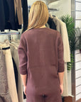 QUOTA 26 SET COORDINATO IN MAGLIA BURGUNDY - H2O